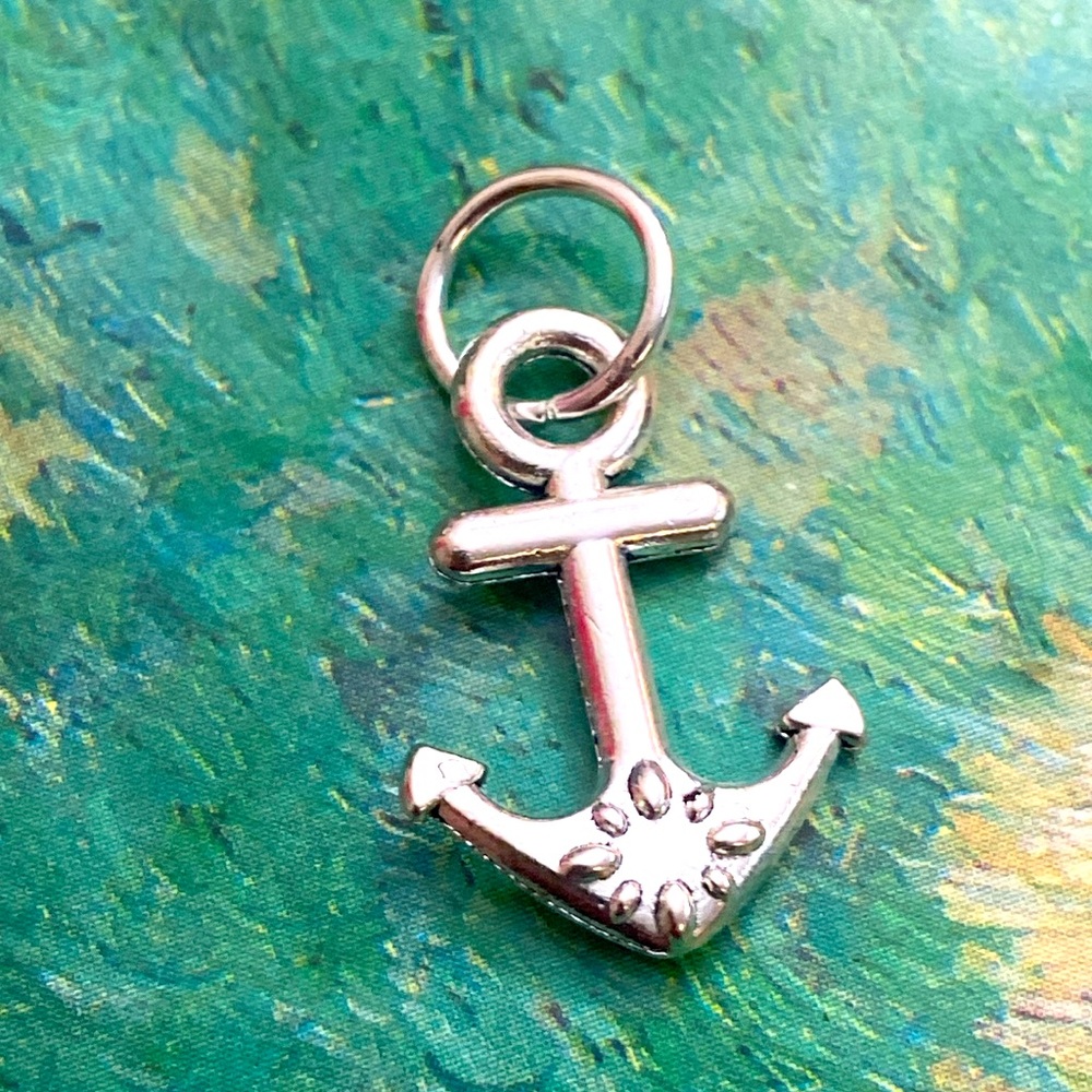 5/$10❤️❤️❤️NEW TIBETAN SILVER ANCHOR CHARM PENDANT